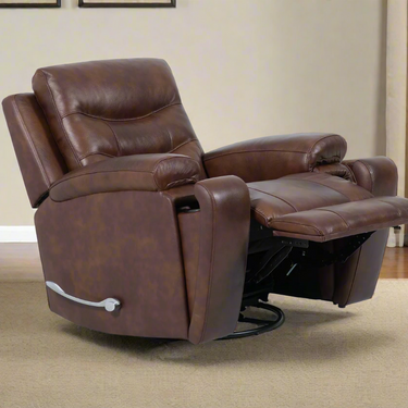 Brazil Leather Swivel Glider Recliner