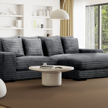 Cuddler Sectional with Reversible Chaise