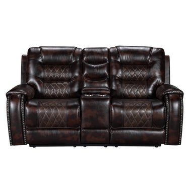 Lane Reclining Loveseat with Console