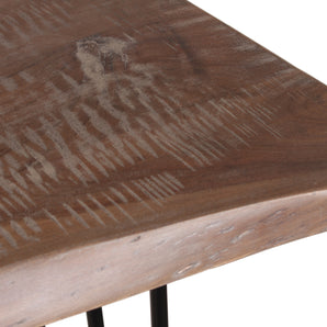 Counter Height Live Edge Dining Table