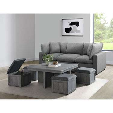 Uster Coffee Table + 4 Stools