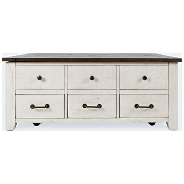 Madison County Lift Top Table in Vintage White