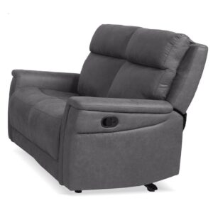 Gray recliner armchair with plush cushioning and adjustable features, perfect for living rooms and home theater setups. Comfortable, stylish, and functional seating option at Dodd's Furniture & Mattress.