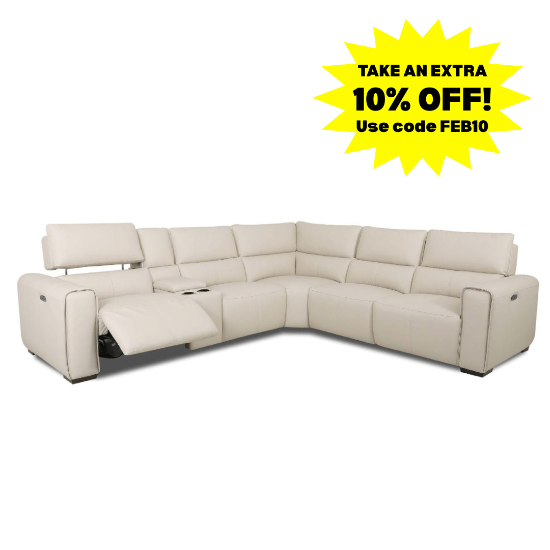 Carter 6 Piece Reclining Sectional