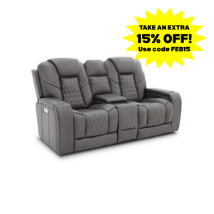 Capricci Home Theatre Power Loveseat