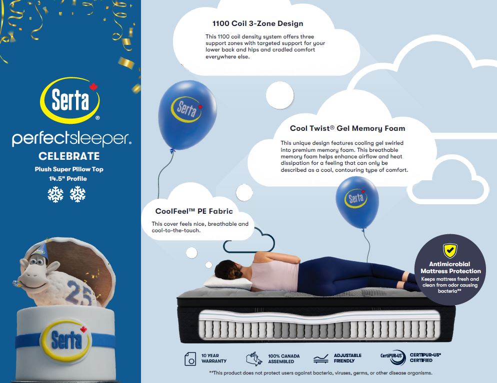 Dodd's Furniture & Mattress 13 Serta Anniversary Plush Mattress