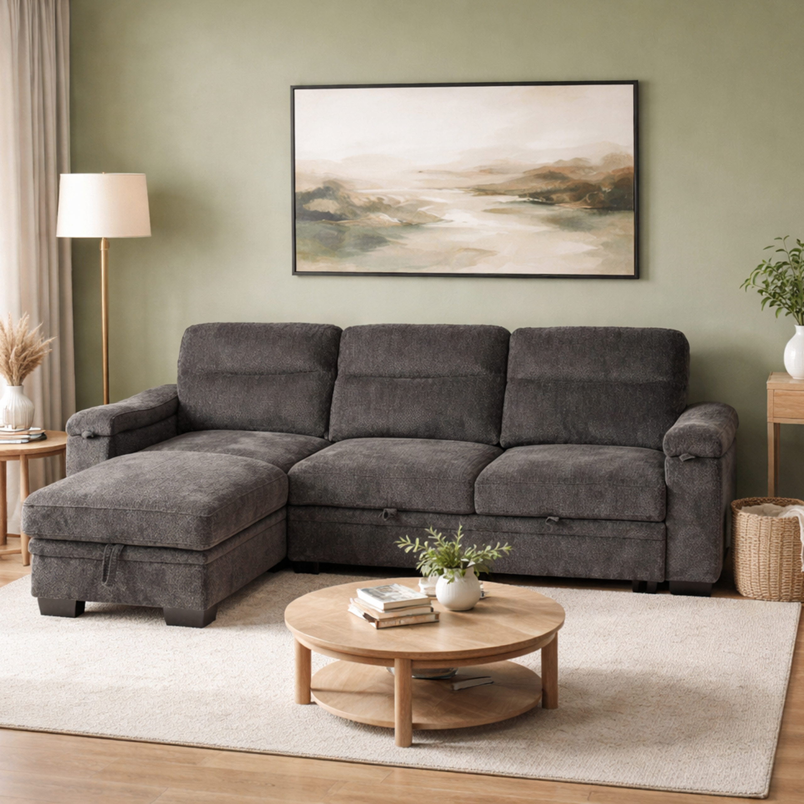 Dodd's Furniture & Mattress 10 Savio Reversible Media Sleeper