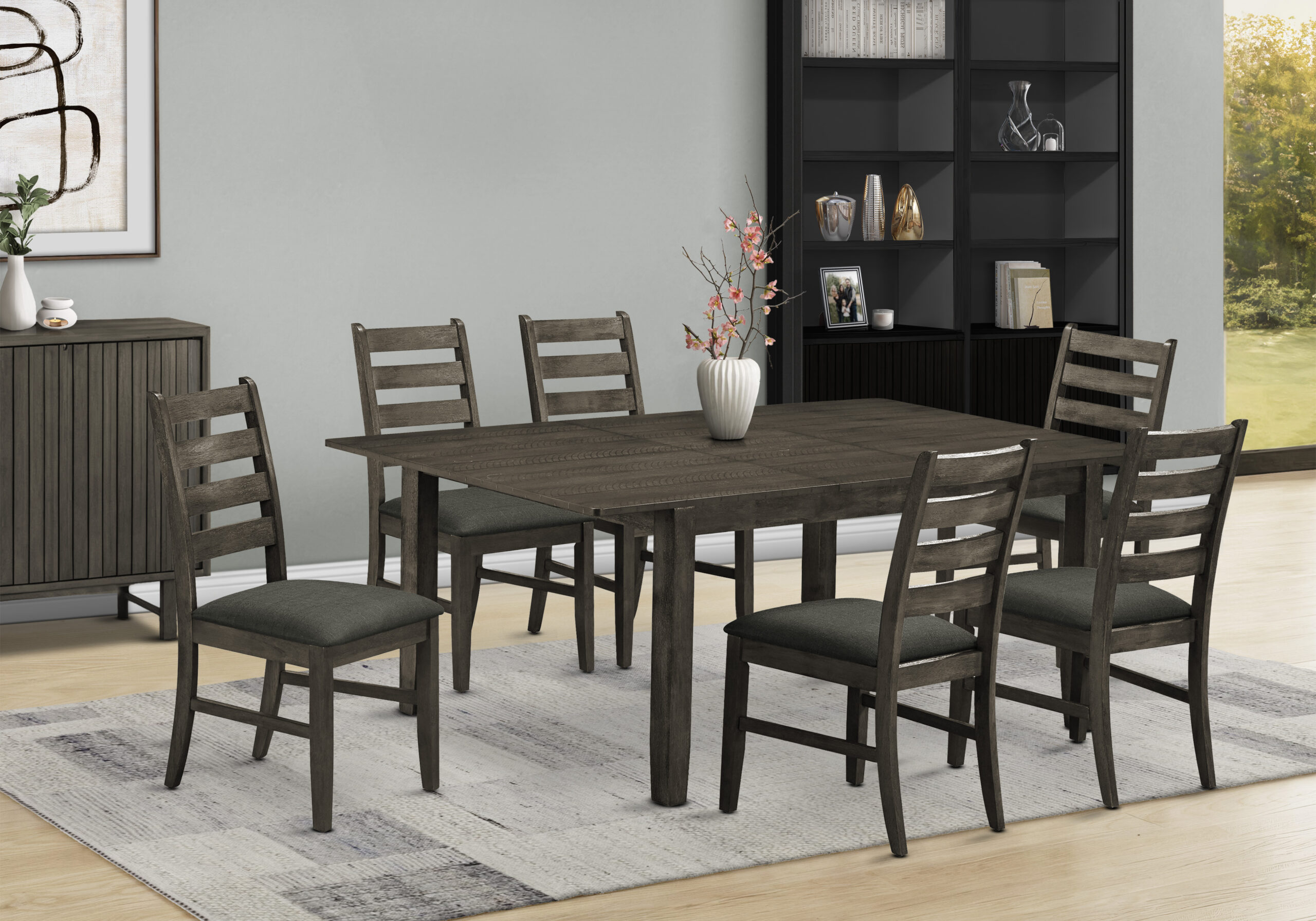 Dodd's Furniture & Mattress 12 Caro Dining Set