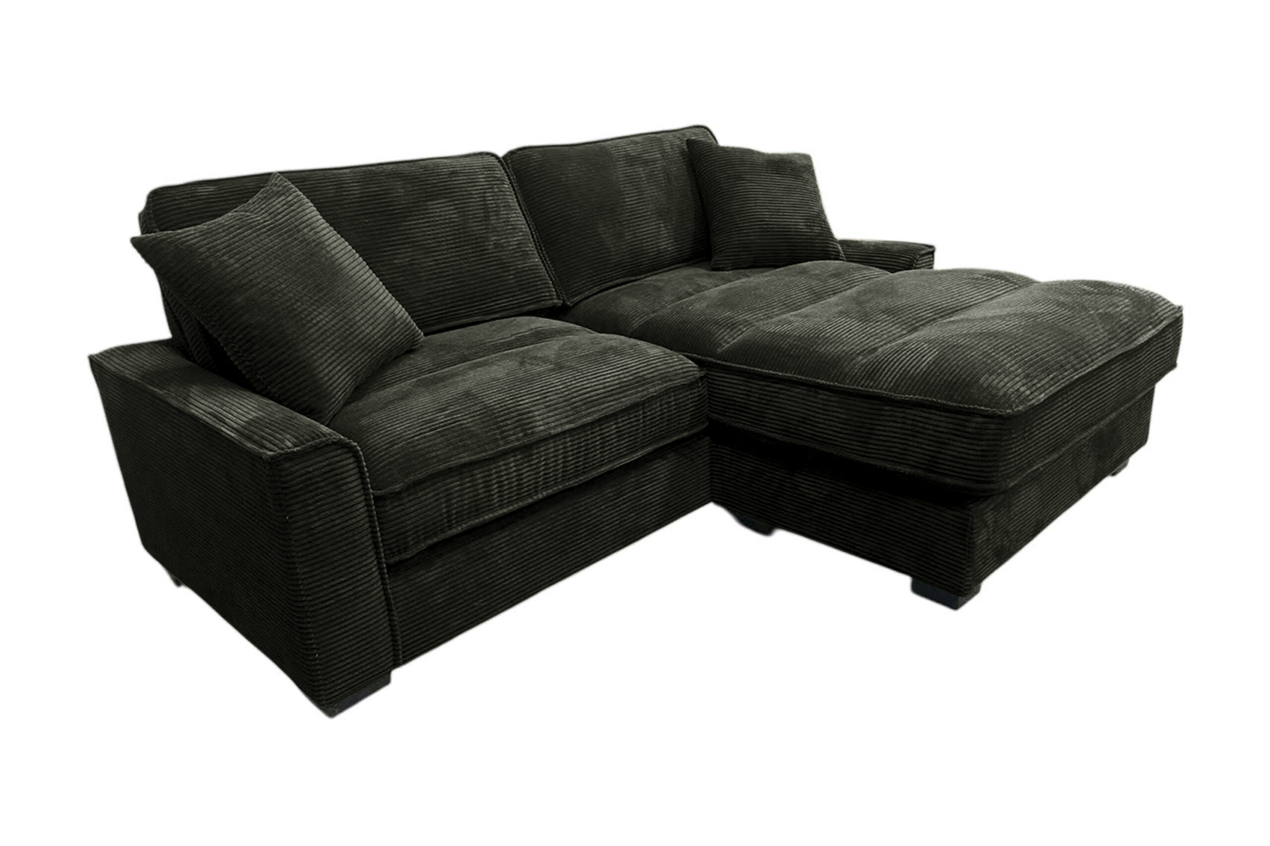Harrow Sectional Ovil ForestGreen Angle White scaled Dodd's Furniture & Mattress