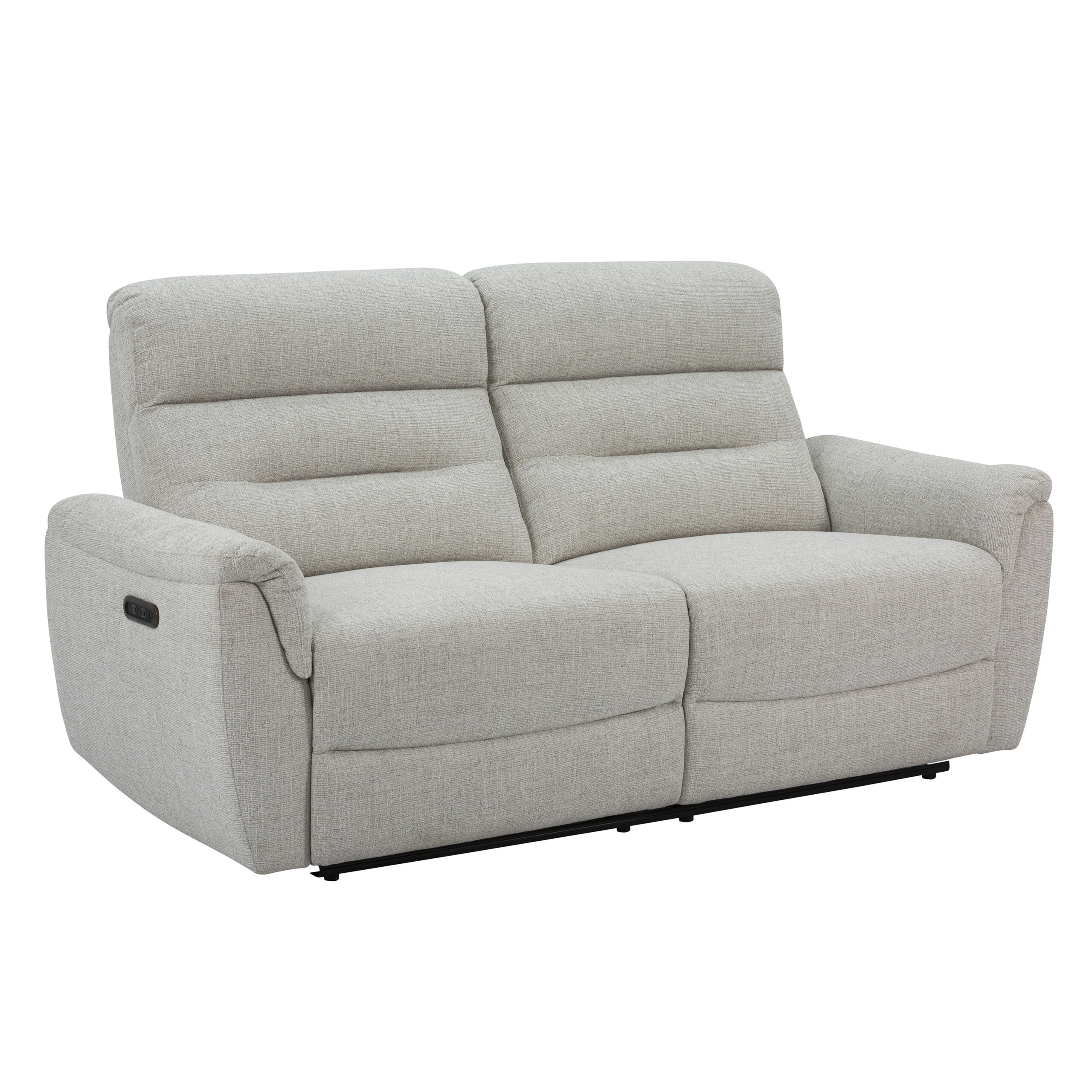 Dodd's Furniture & Mattress 15 Cain PowerSofa Weave Beige Angle White scaled Dodd's Furniture & Mattress